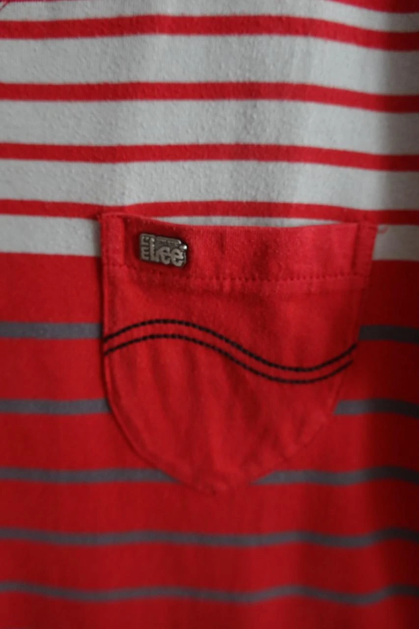 Stylistic Elvee red striped t-shirt with pocket size XL – photo 6